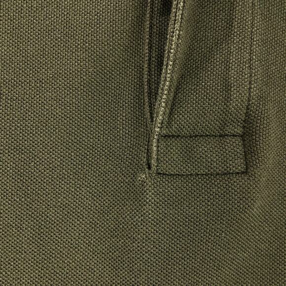 UNTUCKit Mens Polo Shirt Large Hunter Green Long Sleeve Pima Cotton Collared - Picture 11 of 11